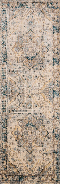 Loloi Isadora Isa-02 Oatmeal / Bark Vintage / Distressed Area Rug