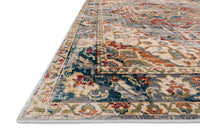 Loloi Isadora Isa-02 Oatmeal / Multi Vintage / Distressed Area Rug