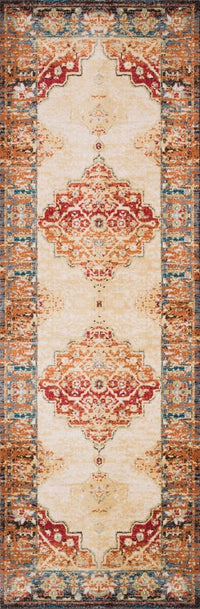 Loloi Isadora Isa-04 Ant. Ivory / Sunset Area Rug