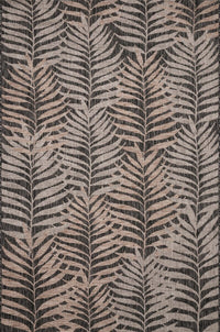 Loloi Isle Ie-08 Natural / Black Floral / Country Area Rug