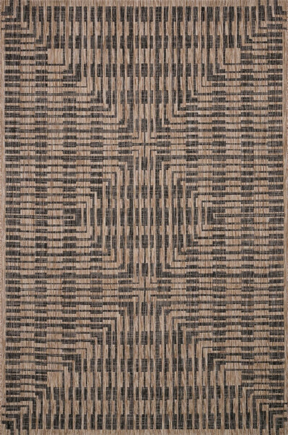 Loloi Isle Ie-09 Brown / Black Area Rug