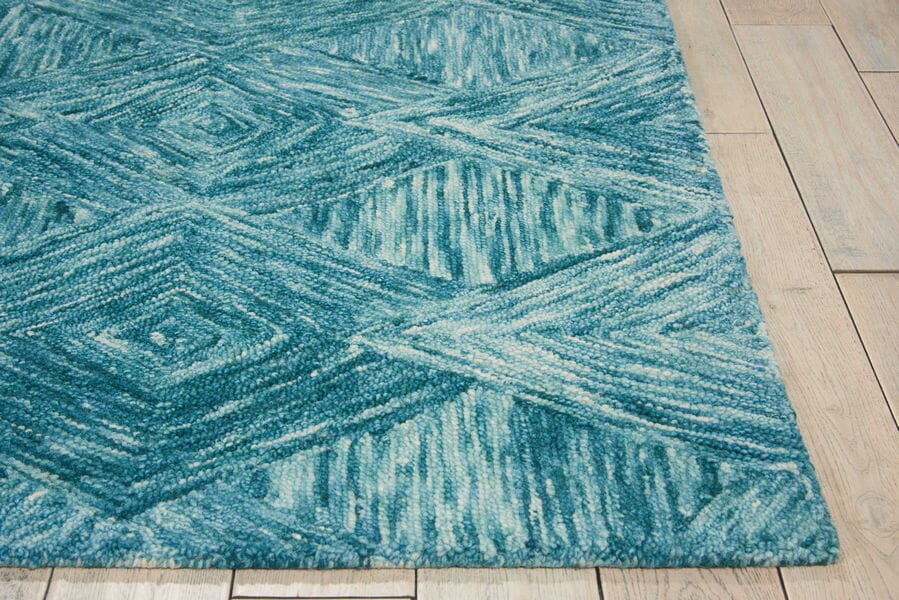 Nourison Interlock Itl01 Marine Geometric Area Rug