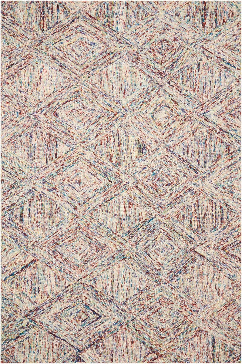 Nourison Interlock Itl01 Multicolor Geometric Area Rug