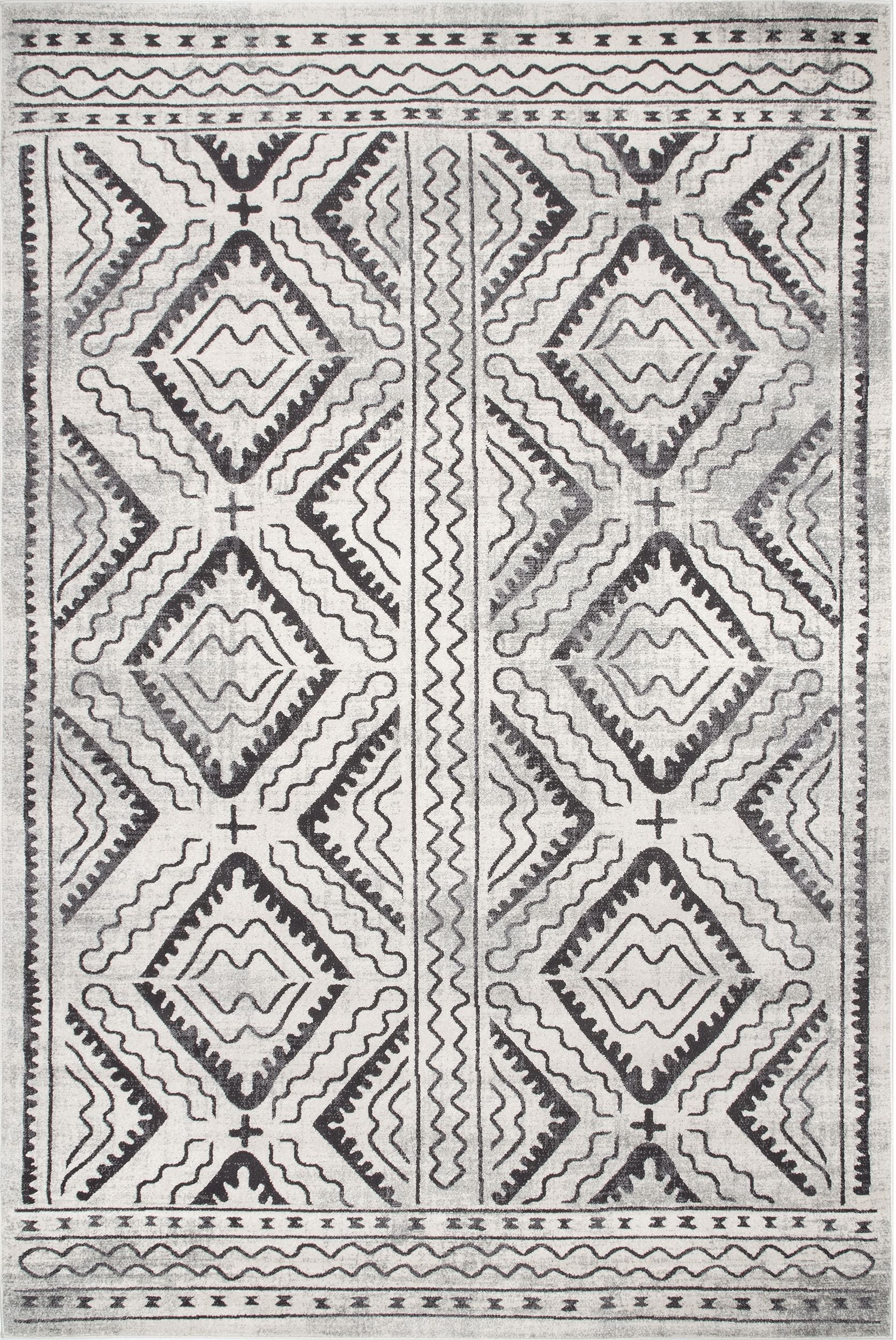 Nuloom Spencer Aztec Trellis Nsp3240B Ivory Area Rug