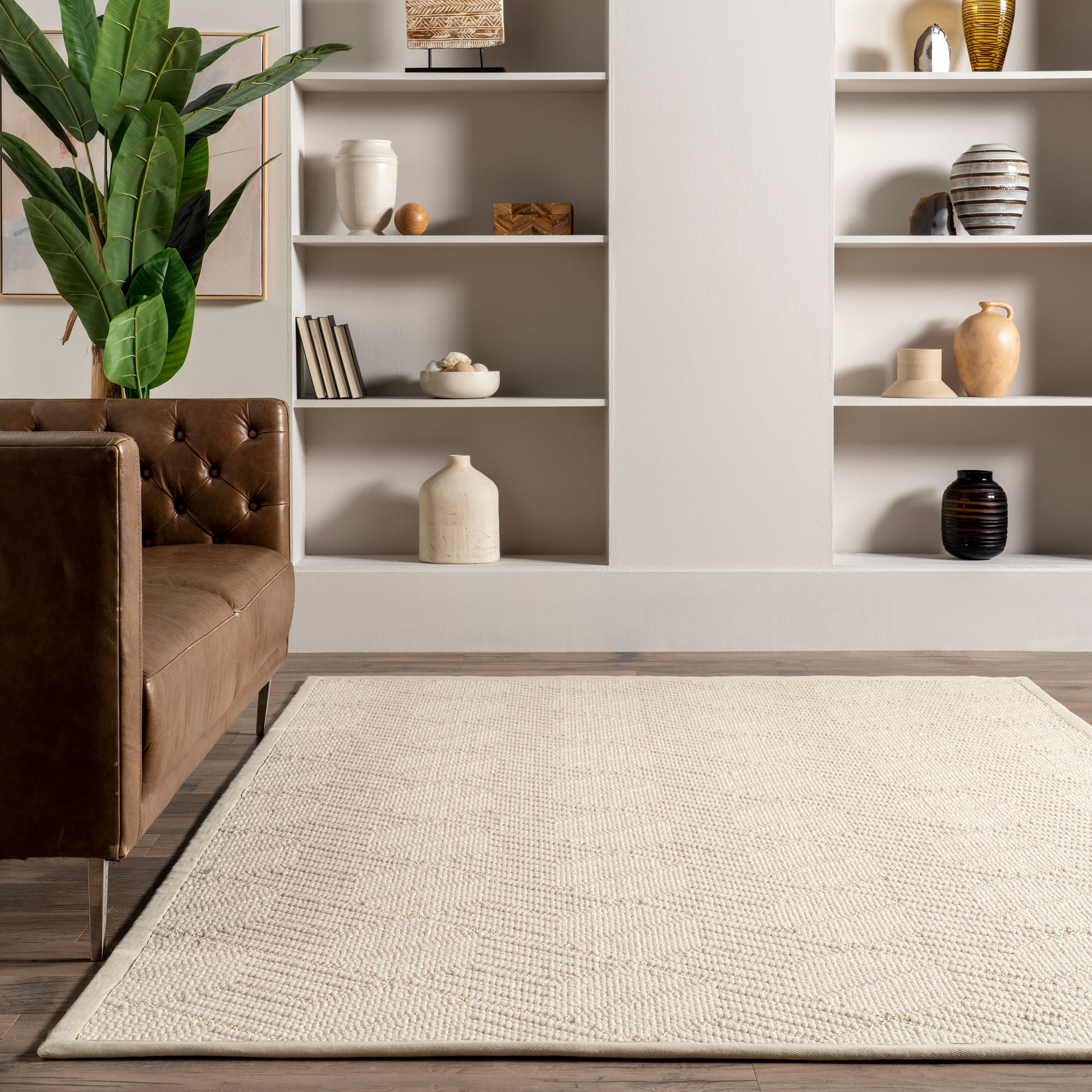 Nuloom Natural Suzanne Nna2771A Cream Area Rug