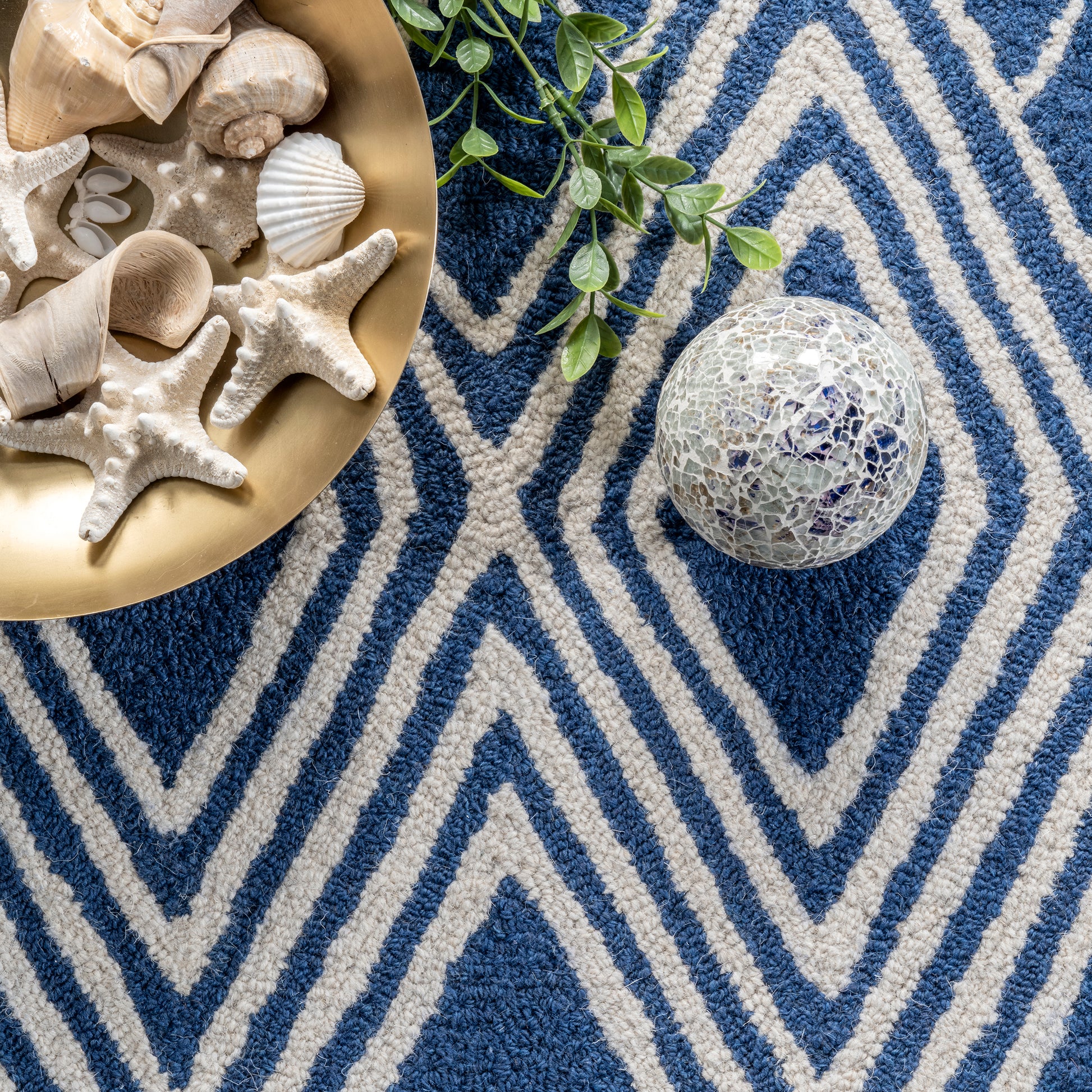 Nuloom Della Moroccan Nde2705A Blue Area Rug