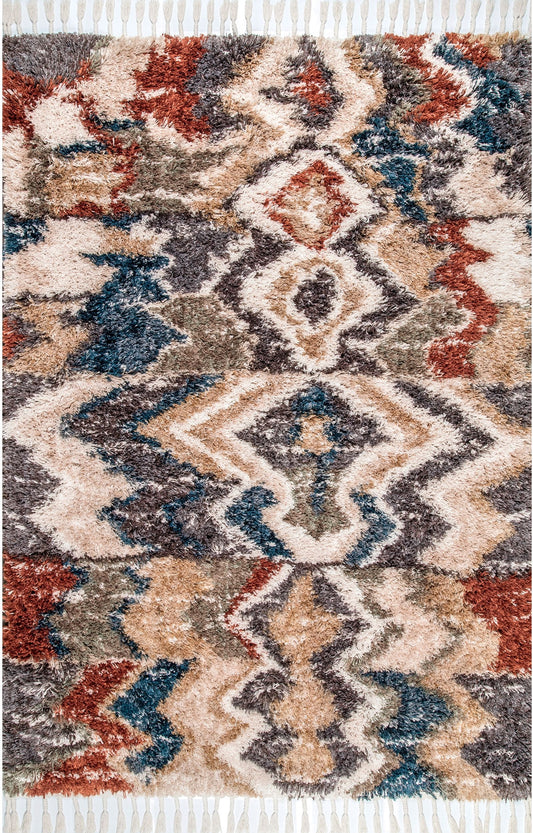 Nuloom Southwestern Lillian Moroccan Nso2953A Multi Area Rug