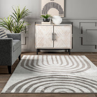 Nuloom Sena Rainbow Nse2457A Light Gray Area Rug