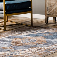 AreaRugs.com Wavaj Nwa1042A Blue Area Rug