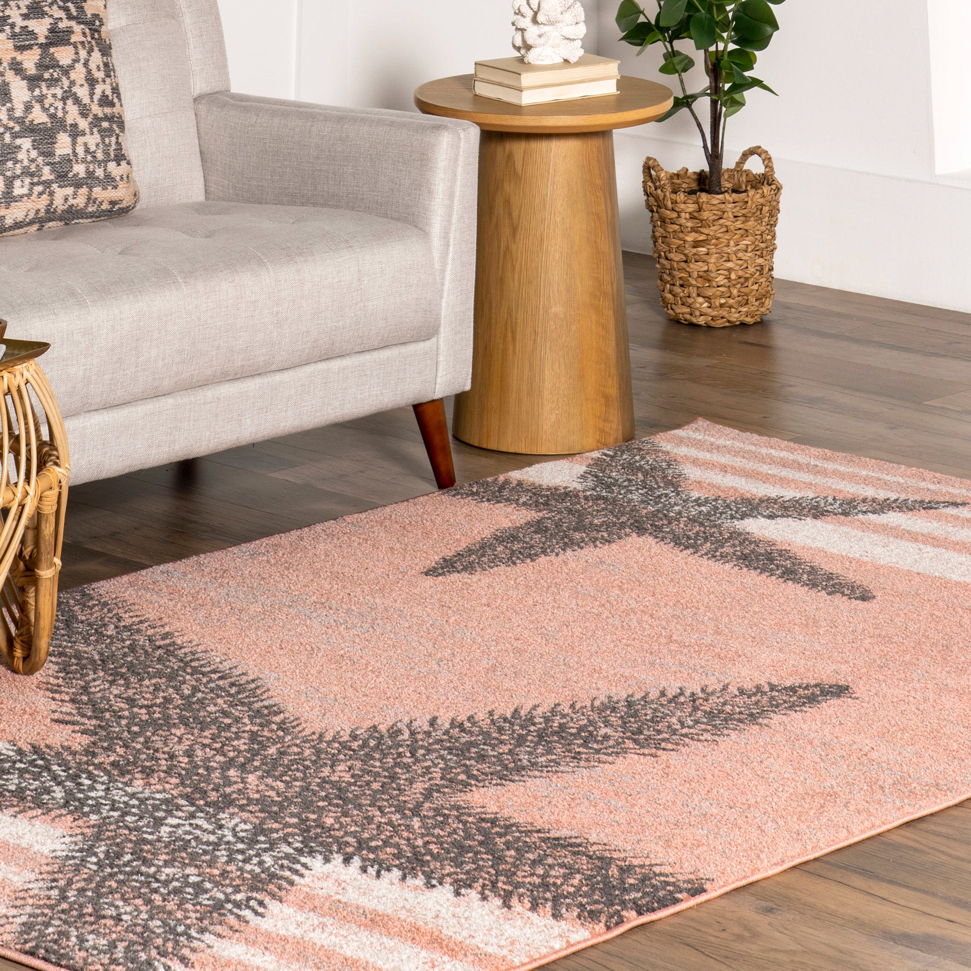 Nuloom Thomas Paul Starfish And Nth1560D Pink Area Rug