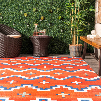 Nuloom Lani Aztec Nla2021A Rust Area Rug