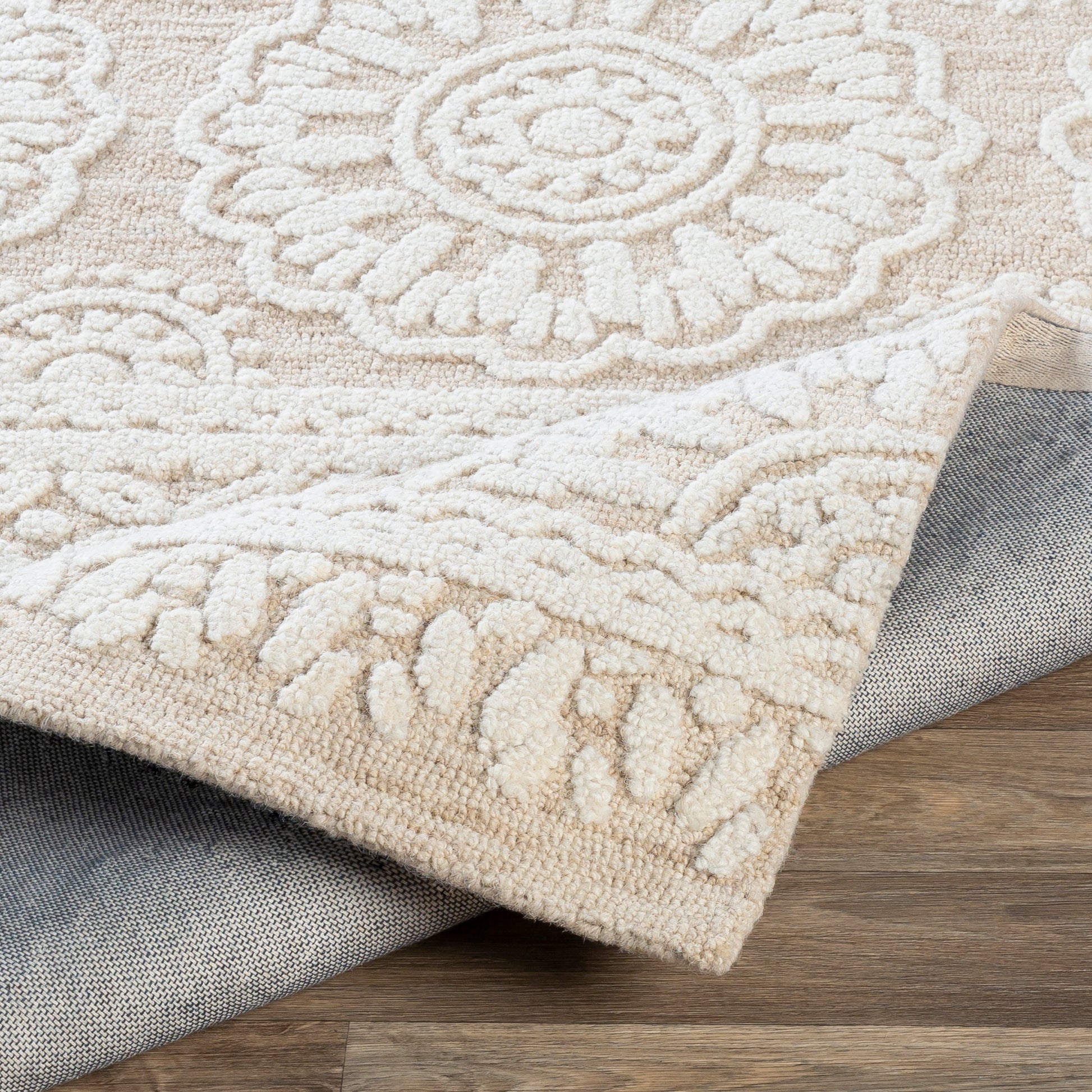 Surya Izmir Izm-2304 Khaki, Ivory Area Rug