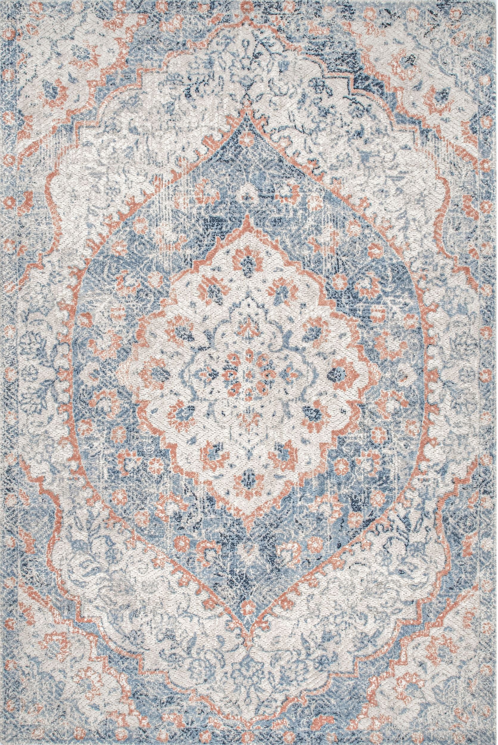 Nuloom Stevie Oriental Nst2069A Blue Area Rug