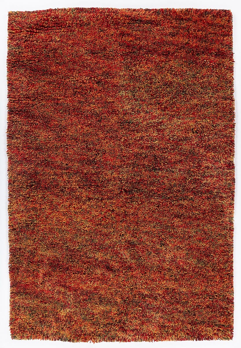 Chandra Izzie Izz-45302 Red / Green / Yellow Shag Area Rug