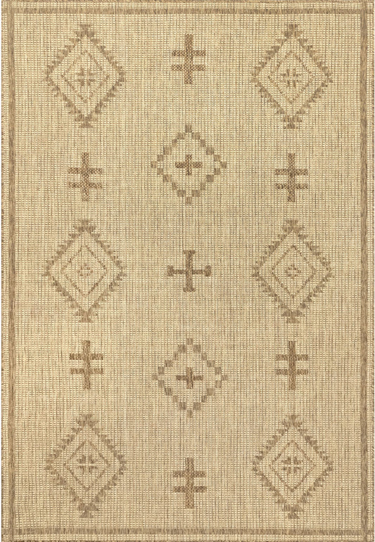 Nuloom Clara Tribal Motif Ncl1812A Beige Area Rug