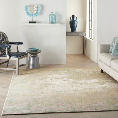 Nourison Twilight Twi06 Ivory Green Area Rug