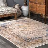 Nuloom Vintage Roxie Nvi2964A Blue Area Rug