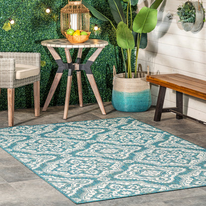 Nuloom Arna Floral Nar1802A Green Area Rug