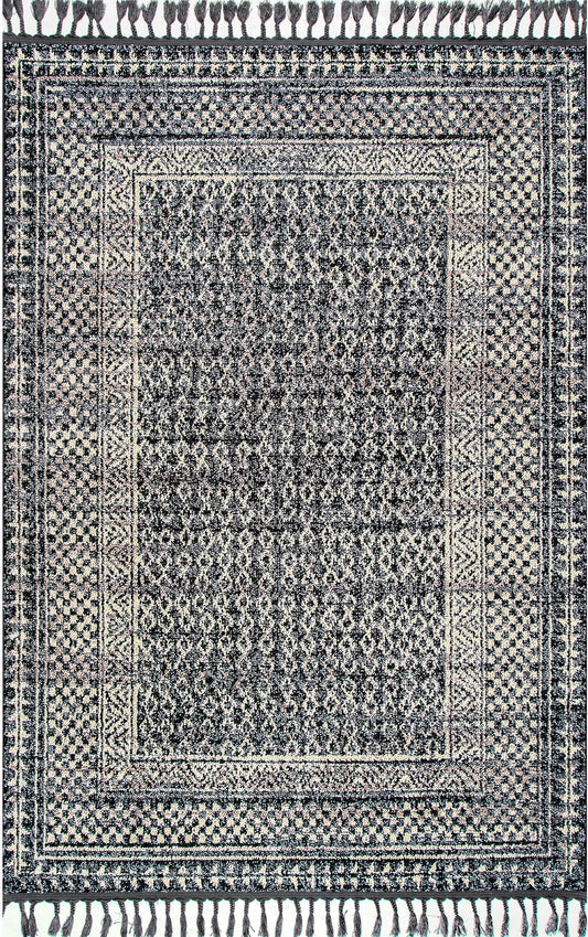 Nuloom Claudia Diamond Ncl3381A Gray Area Rug