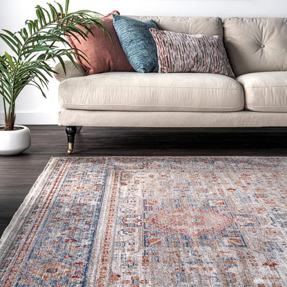 Nuloom Ari Worn Nar2396A Beige Area Rug