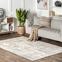 Nuloom Shirley Snake Print Nsh2481A Beige Area Rug