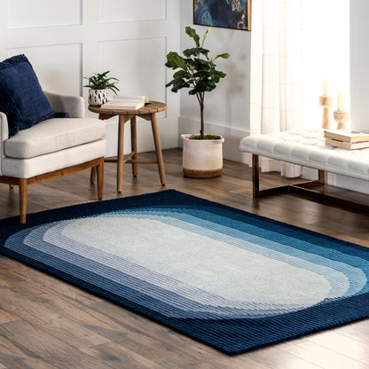 Nuloom Harlow Nha1400A Blue Area Rug