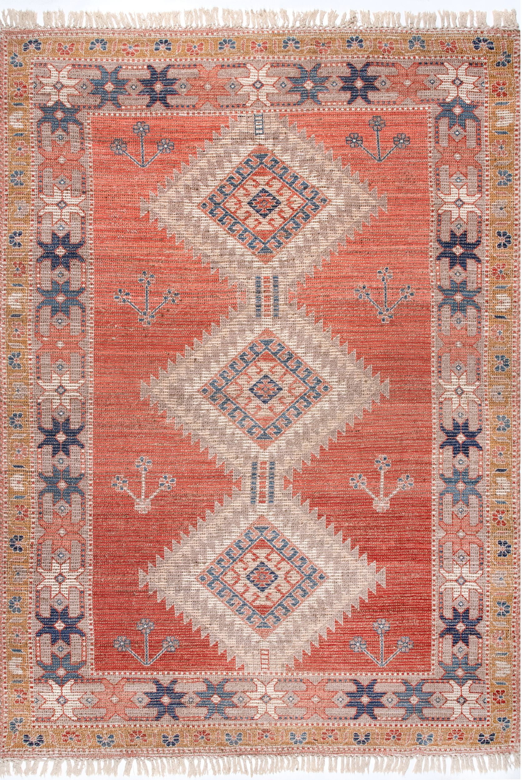 Nuloom Krista Aztec Nkr3462A Rust Area Rug