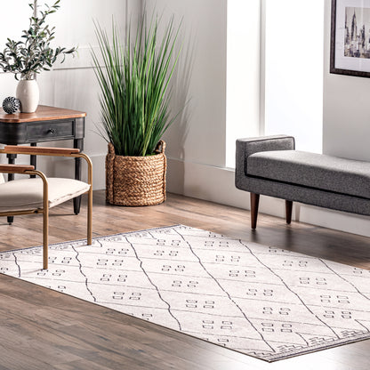 AreaRugs.com Wavaj Nwa1201A Ivory Area Rug