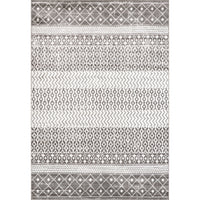 Nuloom Kimberly Moroccan Banded Nki2447A Gray Area Rug
