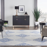 Nourison Whimsicle Whs18 Grey Blue Area Rug