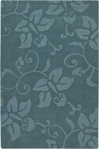 Chandra Jaipury jai18901 Blue Floral / Country Area Rug