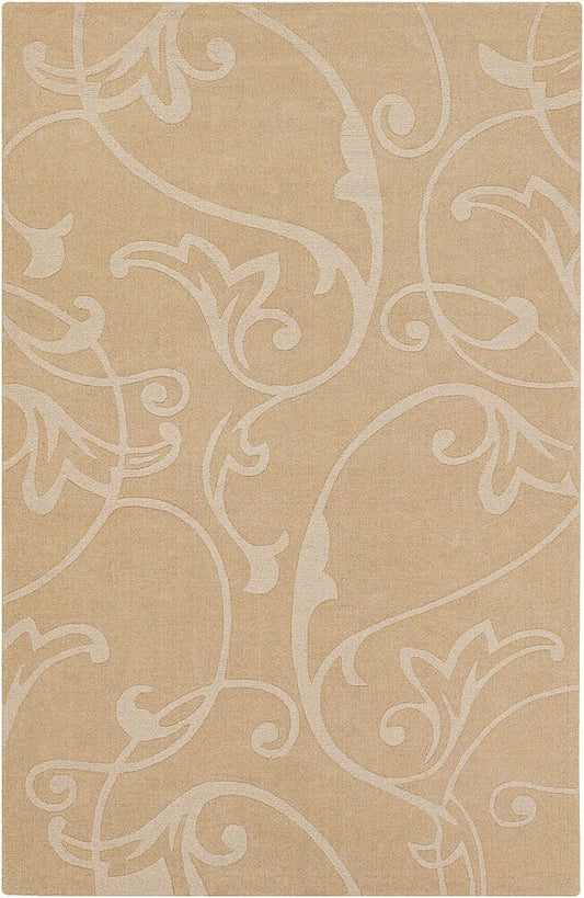 Chandra Jaipury jai18905 Tan & Ivory Area Rug