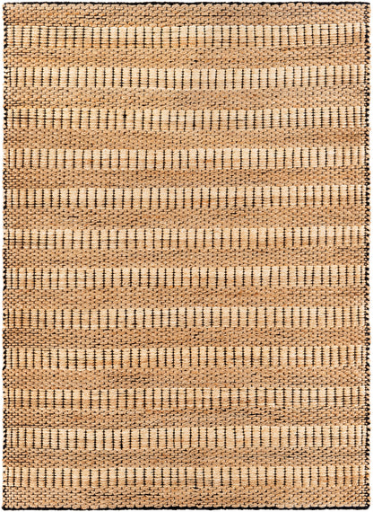 Surya Jasmine Jam-2302 Black, Beige, Camel Area Rug