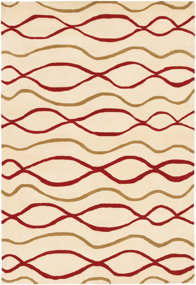 Chandra Janelle Style jan-2606 Beige Geometric Area Rug