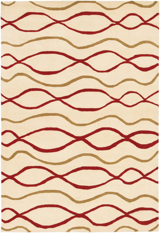 Chandra Janelle Style jan-2606 Beige Geometric Area Rug