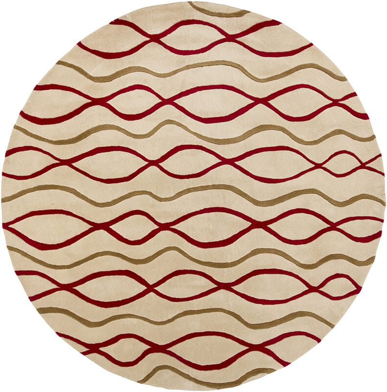 Chandra Janelle Style jan-2606 Beige Geometric Area Rug