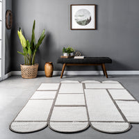 Nuloom Jolynn Shapes Njo3472B Brown Area Rug