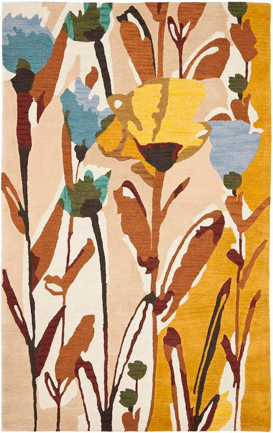 Safavieh Jardin Jar322A Ivory / Multi Floral / Country Area Rug