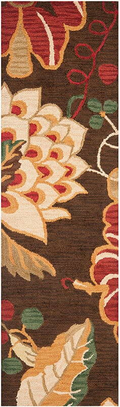 Safavieh Jardin Jar326A Brown / Multi Floral / Country Area Rug