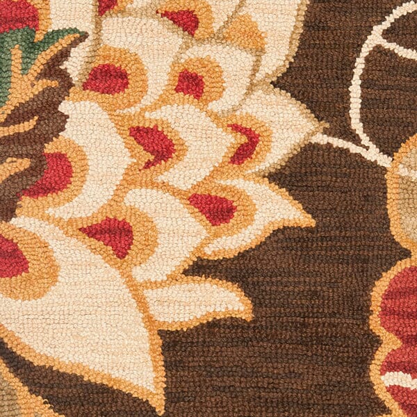 Safavieh Jardin Jar326A Brown / Multi Floral / Country Area Rug