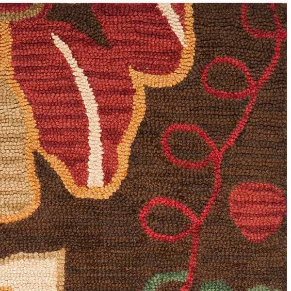 Safavieh Jardin Jar326A Brown / Multi Floral / Country Area Rug