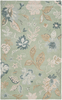 Safavieh Jardin Jar451A Light Green / Multi Floral / Country Area Rug