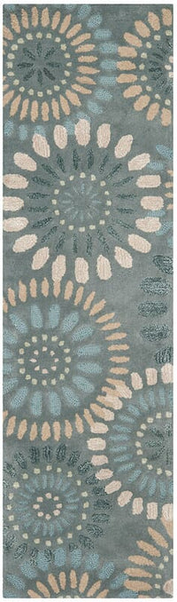 Safavieh Jardin Jar455A Grey / Blue Geometric Area Rug