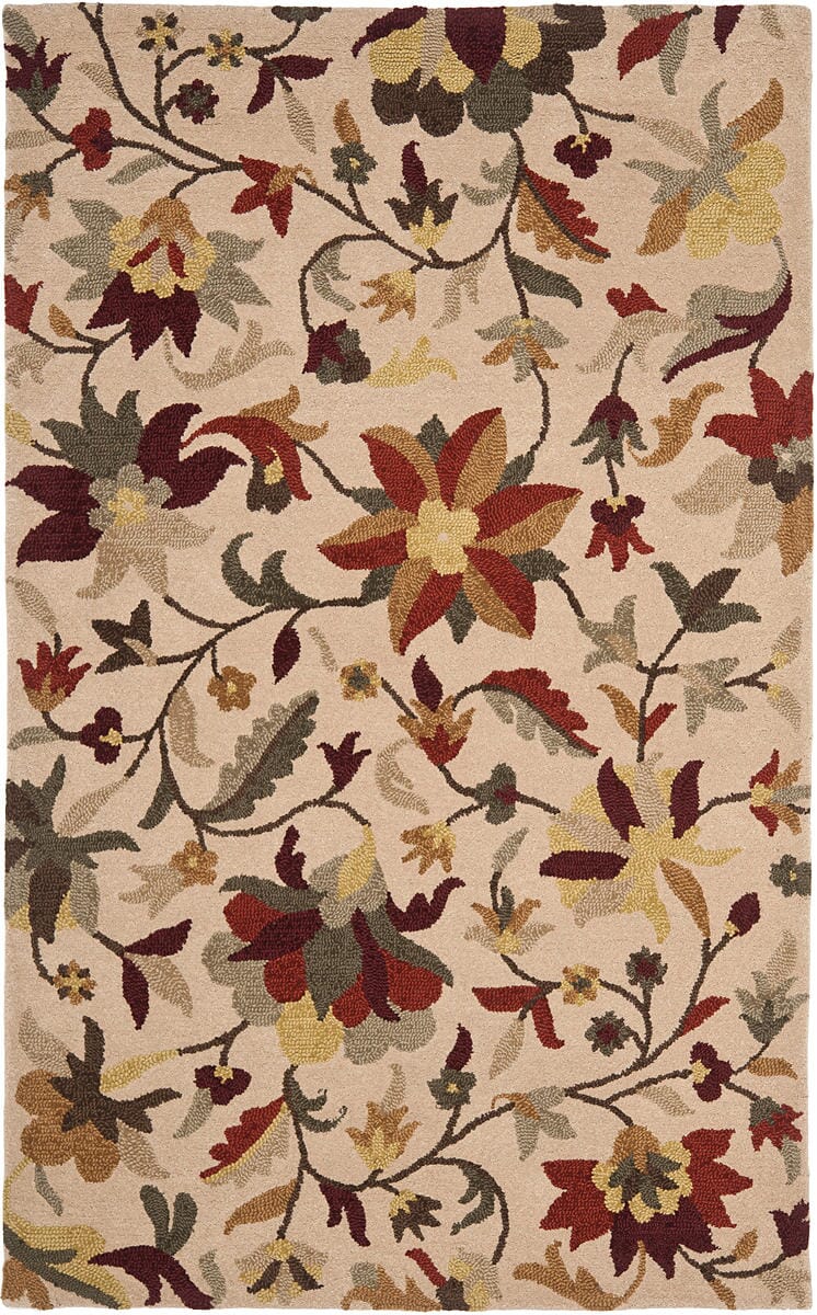 Safavieh Jardin Jar457A Beige / Multi Floral / Country Area Rug