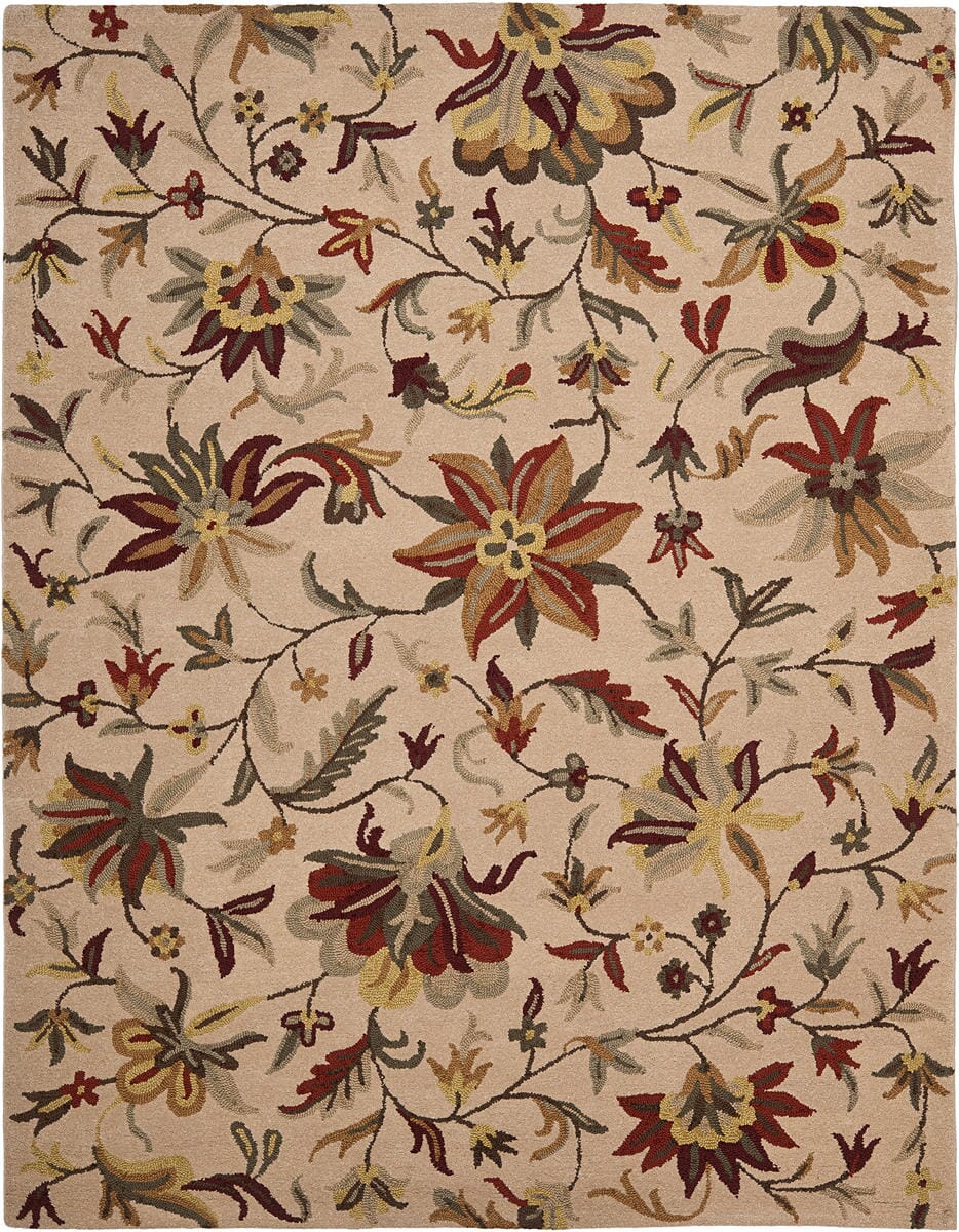 Safavieh Jardin Jar457A Beige / Multi Floral / Country Area Rug