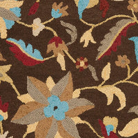 Safavieh Jardin Jar457B Brown / Multi Floral / Country Area Rug