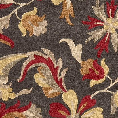 Safavieh Jardin Jar459A Dark Grey / Multi Floral / Country Area Rug