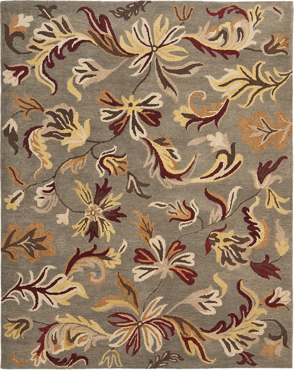 Safavieh Jardin Jar459B Sage / Multi Floral / Country Area Rug