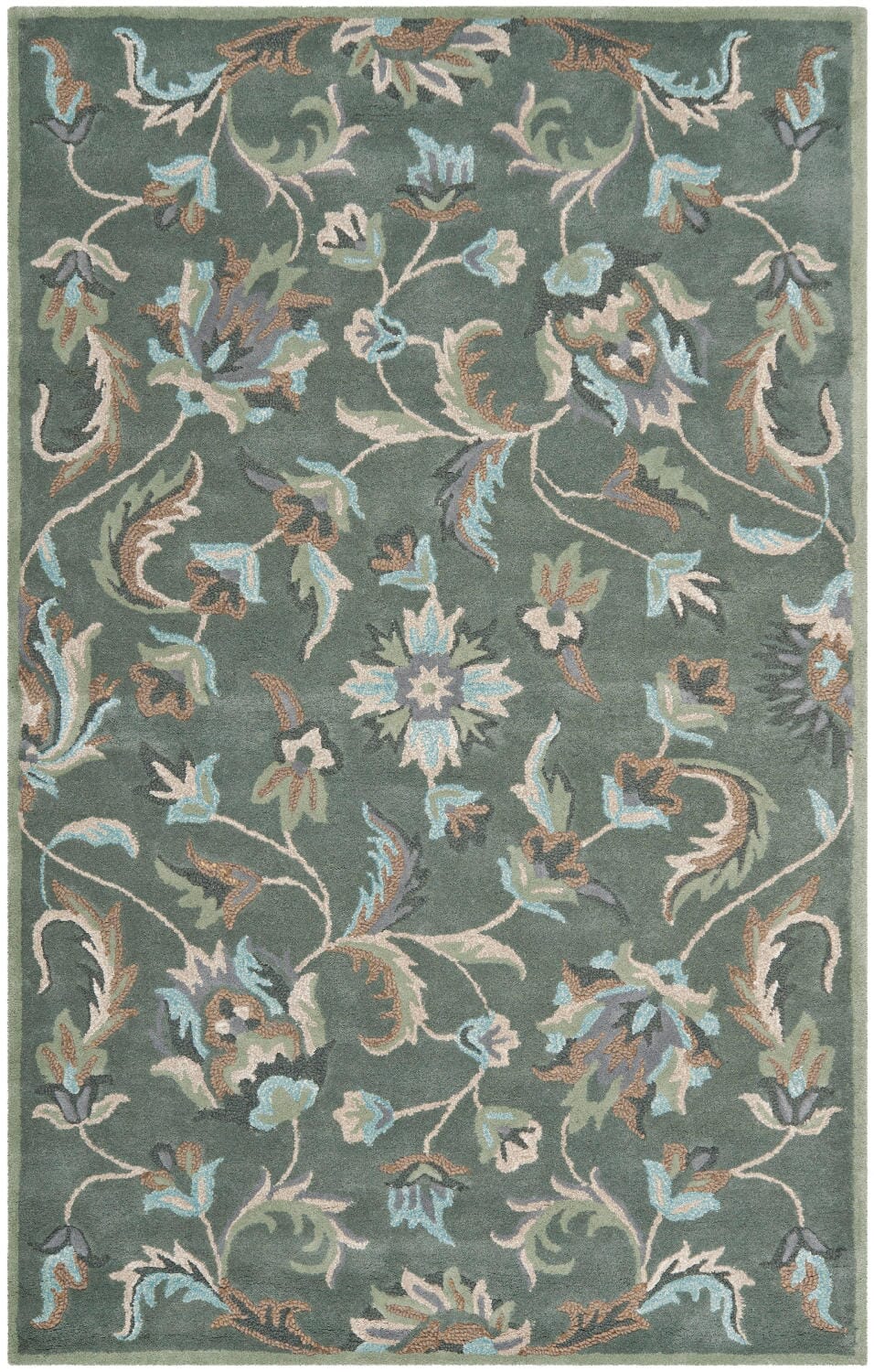 Safavieh Jardin Jar461A Grey / Multi Floral / Country Area Rug