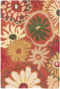 Safavieh Jardin Jar812A Rust / Multi Floral / Country Area Rug